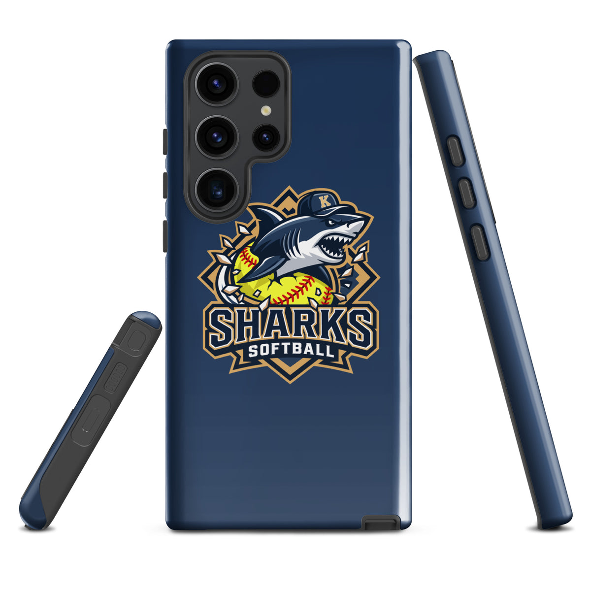 Tough Case for Samsung® | Sharks Diamond Sports | Crest Logo