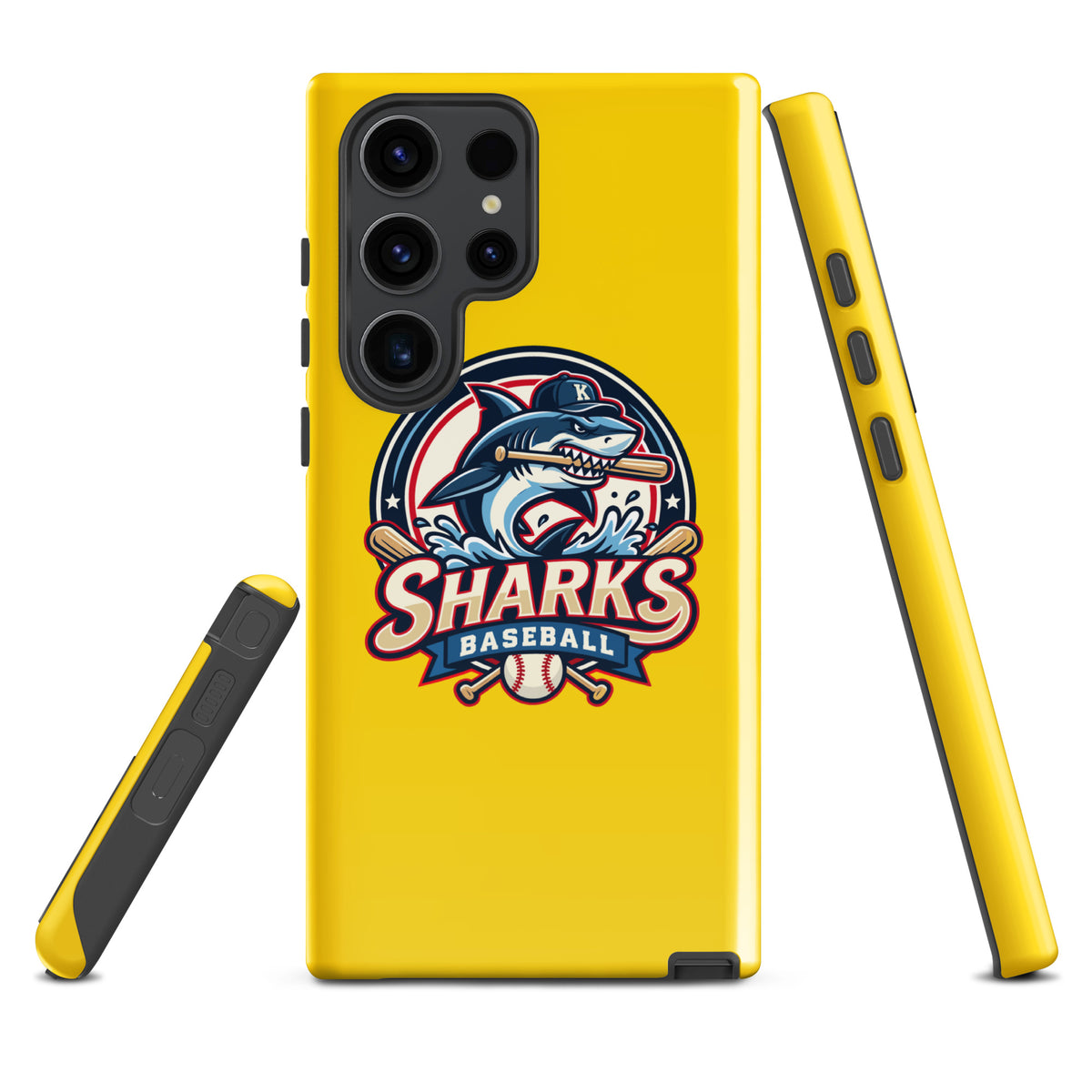 Tough Case for Samsung® | Sharks Diamond Sports | Emblem Logo