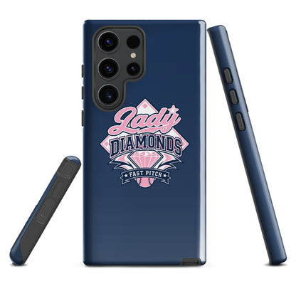 Tough Case for Samsung® | Lady Diamonds | Emblem Logo