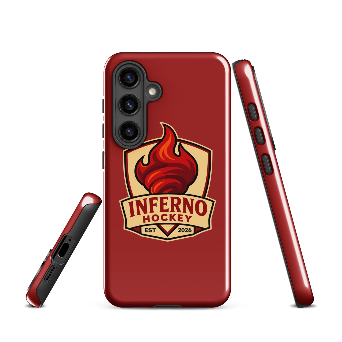 Tough Case for Samsung® | Inferno Hockey | Crest Logo