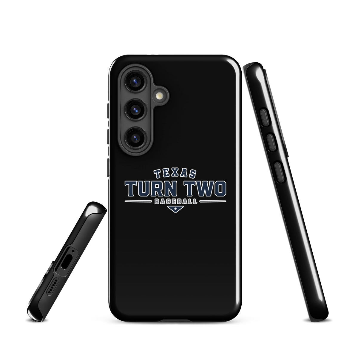 Tough Case for Samsung® | Texas Turn Two Baseball | Modern Script Logo