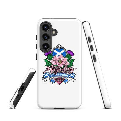 Tough Case for Samsung® | Pink Magnolias Dance | Valor Logo