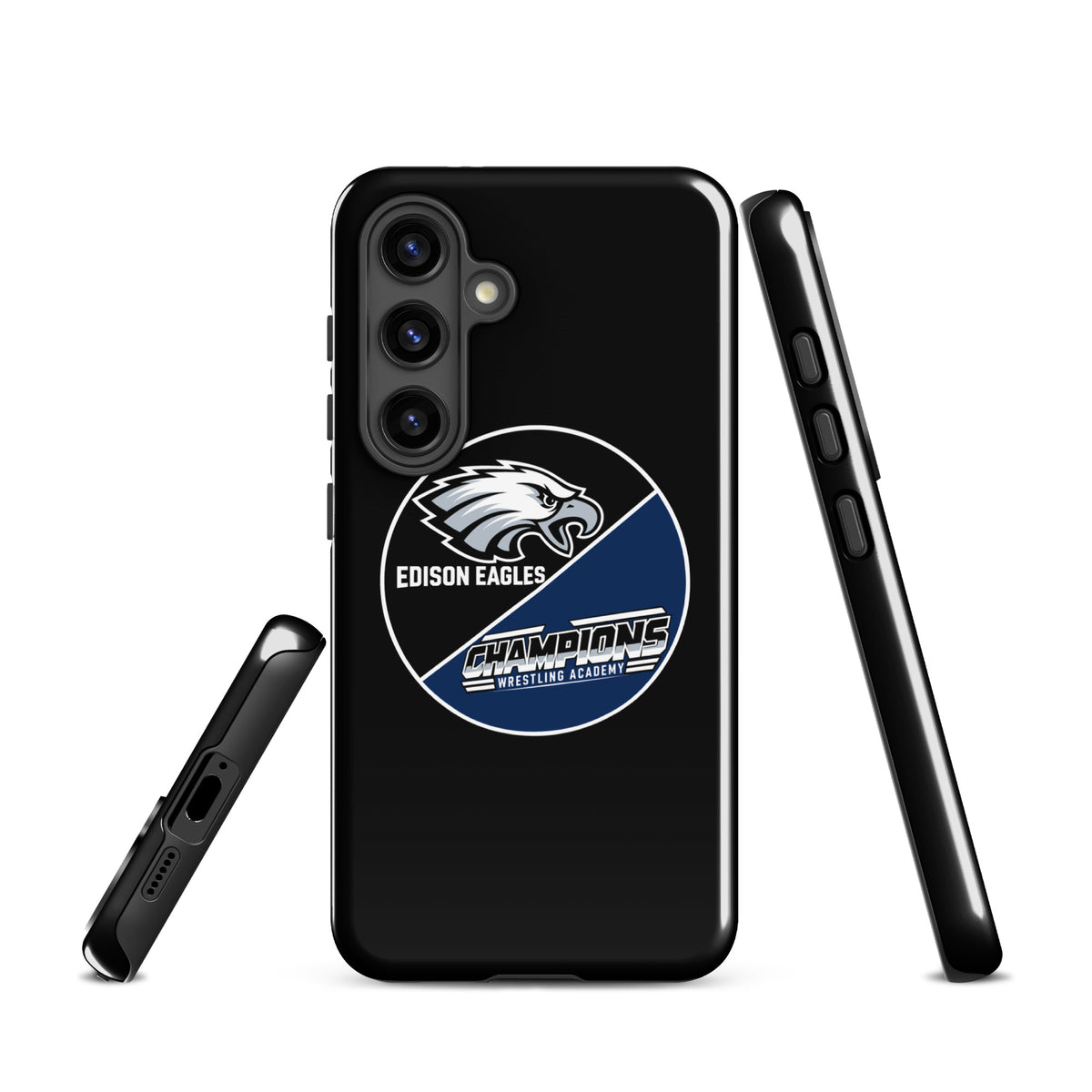 Tough Case for Samsung® | Edison Eagles/CWA Wrestling | Badge Logo