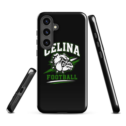 Tough Case for Samsung® | Celina Black Football | Emblem Logo