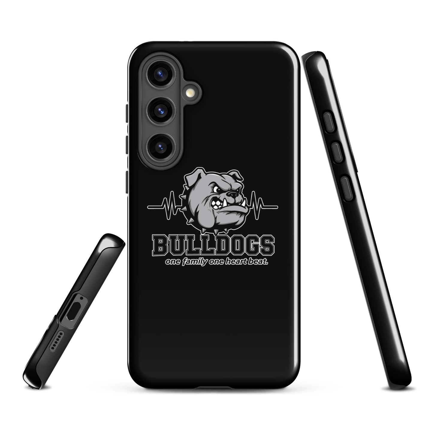 Tough Case for Samsung® | Celina Recreational Football Black | Bulldogs Crest Logo