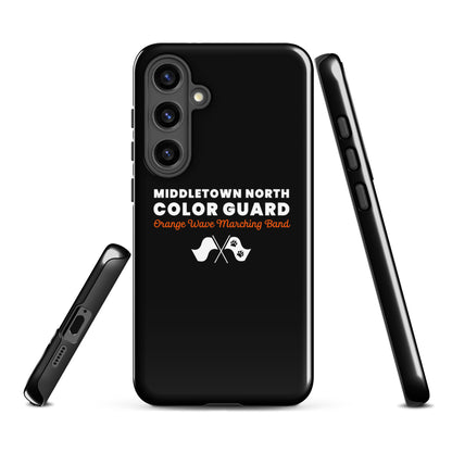 Tough Case for Samsung® | Orange Wave Marching Band | Modern Script Logo