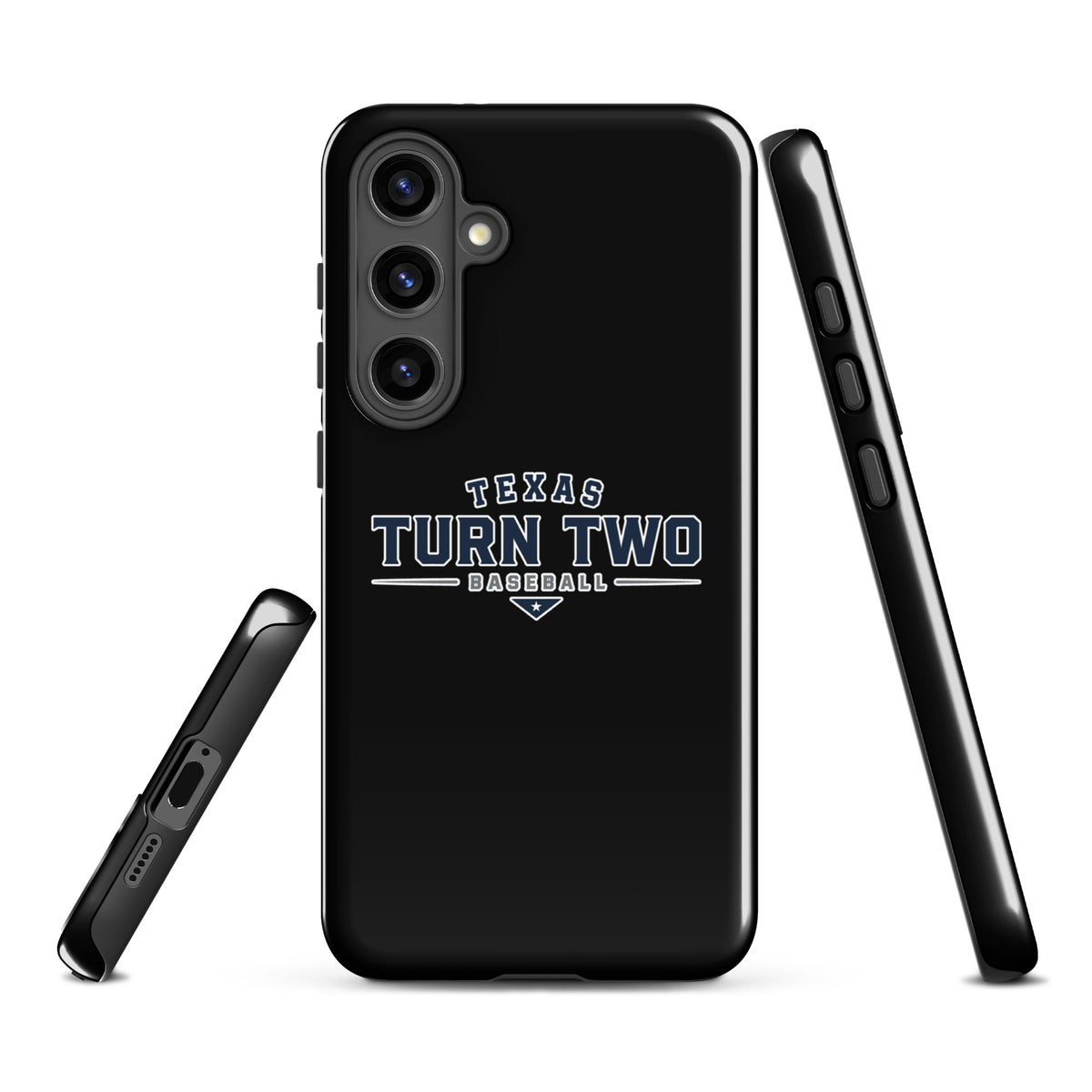 Tough Case for Samsung® | Texas Turn Two Baseball | Modern Script Logo