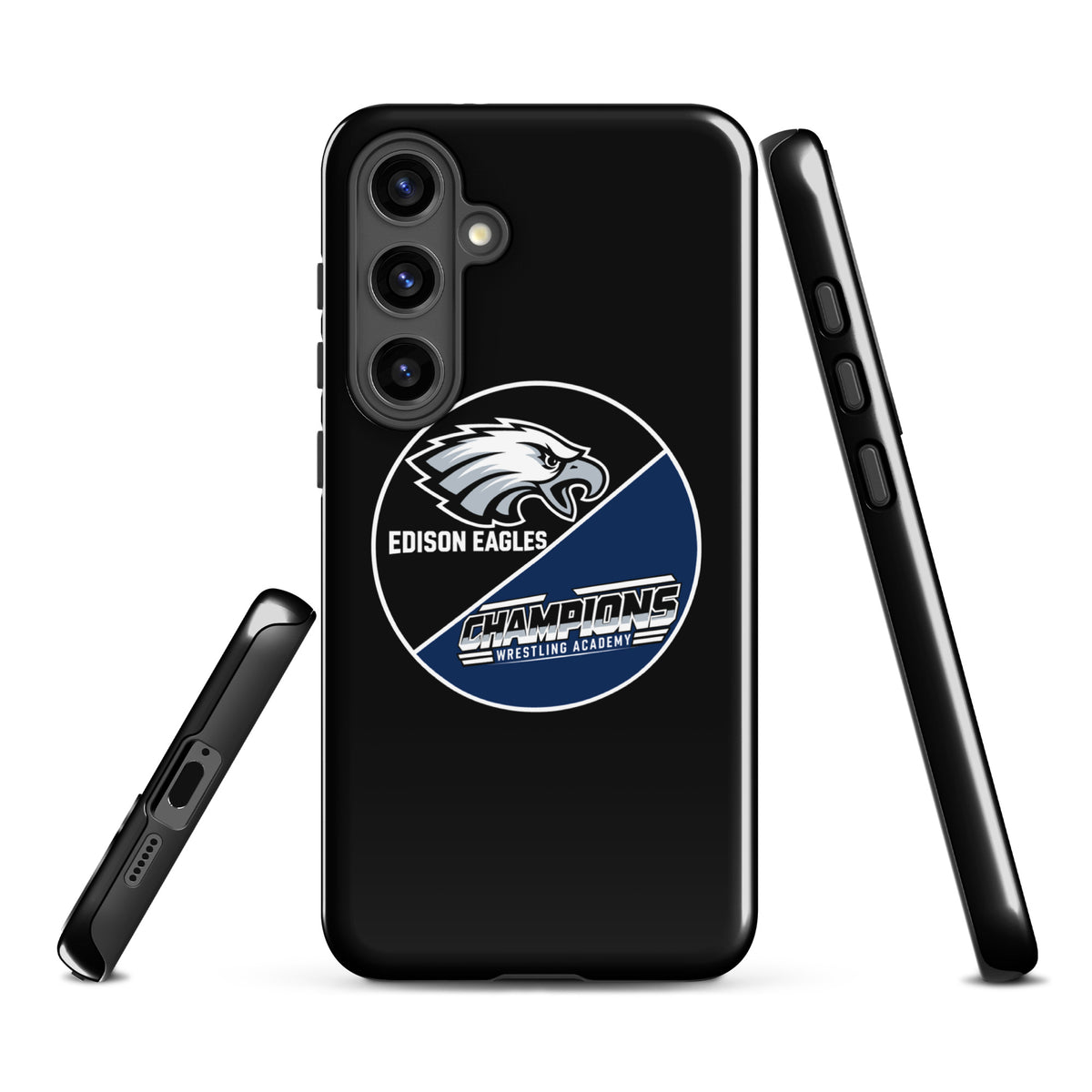 Tough Case for Samsung® | Edison Eagles/CWA Wrestling | Badge Logo
