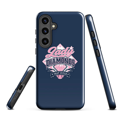 Tough Case for Samsung® | Lady Diamonds | Emblem Logo