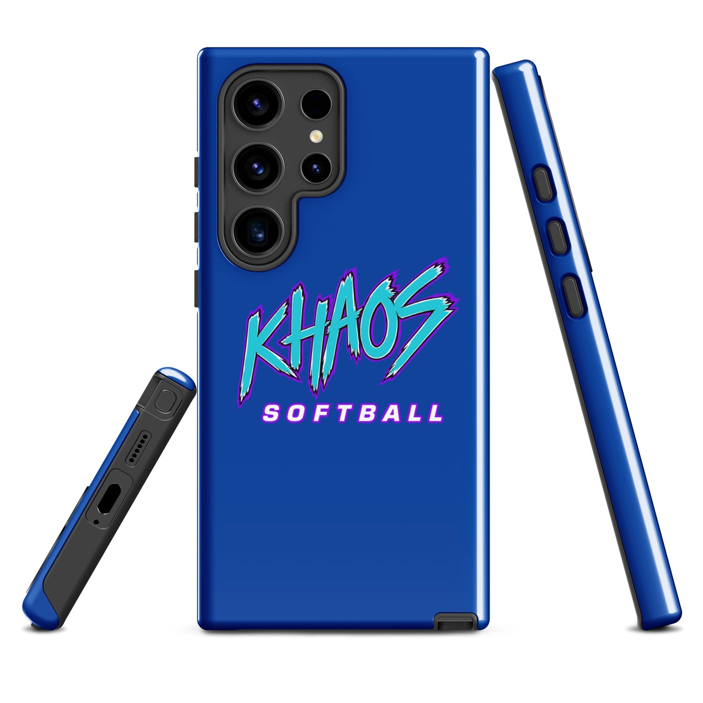 Tough Case for Samsung® | Khaos Softball | Atlhetics Logo