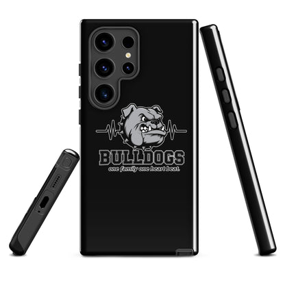 Tough Case for Samsung® | Celina Recreational Football Black | Bulldogs Crest Logo