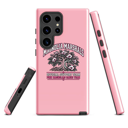 Tough Case for Samsung® | Pink Magnolias Dance | Crest Logo