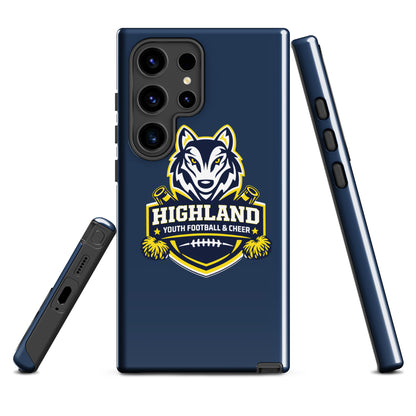 Tough Case for Samsung® | Highland youth football and cheer | Emblem Logo