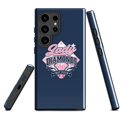 Tough Case for Samsung® | Lady Diamonds | Emblem Logo