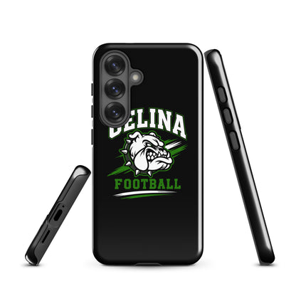 Tough Case for Samsung® | Celina Black Football | Emblem Logo