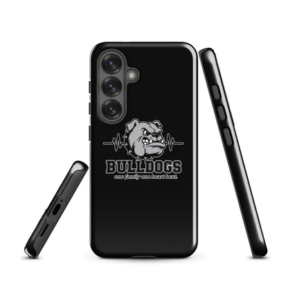 Tough Case for Samsung® | Celina Recreational Football Black | Bulldogs Crest Logo