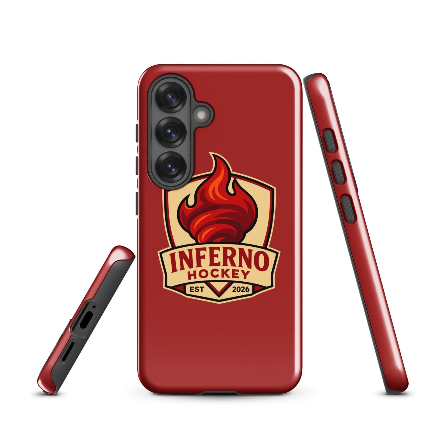 Tough Case for Samsung® | Inferno Hockey | Crest Logo