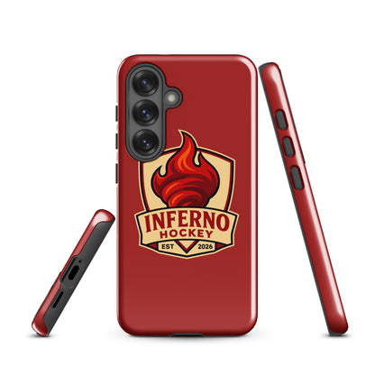 Tough Case for Samsung® | Inferno Hockey | Crest Logo