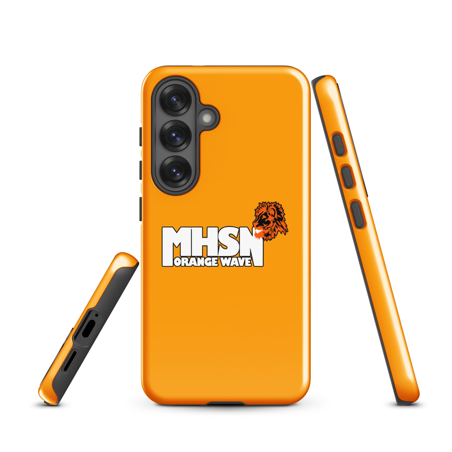 Tough Case for Samsung® | Orange Wave Marching Band | Crest Logo