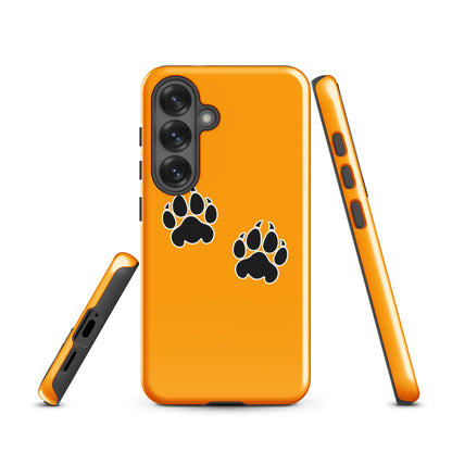Tough Case for Samsung® | Orange Wave Marching Band | Paw Mark Logo