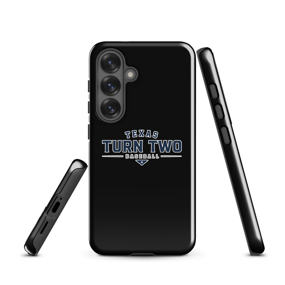 Tough Case for Samsung® | Texas Turn Two Baseball | Modern Script Logo