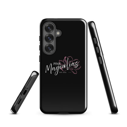 Tough Case for Samsung® | Pink Magnolias Dance | Modern Script Logo