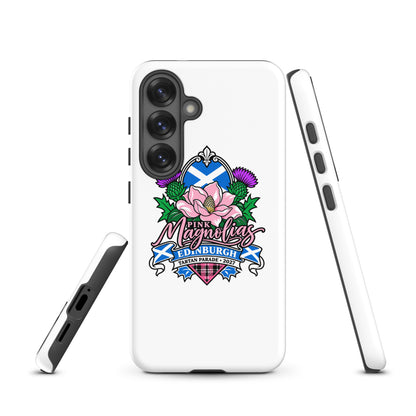 Tough Case for Samsung® | Pink Magnolias Dance | Valor Logo