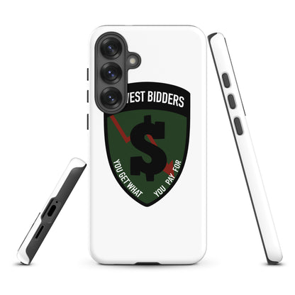 Tough Case for Samsung® | The Lowest Bidders | Shield Logo