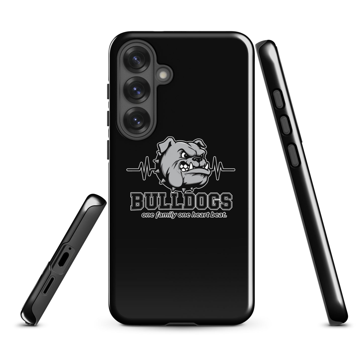Tough Case for Samsung® | Celina Recreational Football Black | Bulldogs Crest Logo