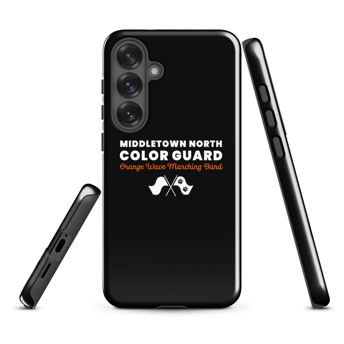 Tough Case for Samsung® | Orange Wave Marching Band | Modern Script Logo