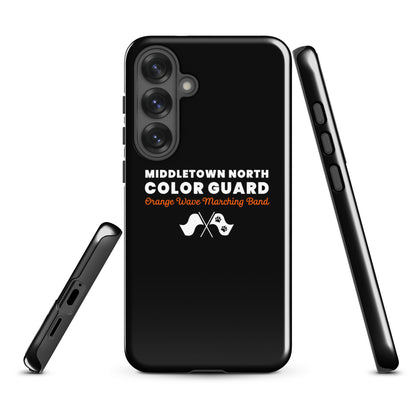 Tough Case for Samsung® | Orange Wave Marching Band | Modern Script Logo