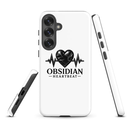 Tough Case for Samsung® | Obsidian Heartbeat | Pulse Athletics Logo