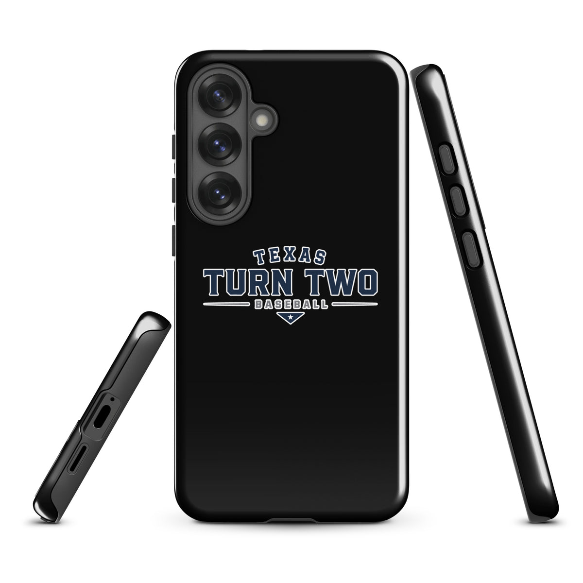 Tough Case for Samsung® | Texas Turn Two Baseball | Modern Script Logo