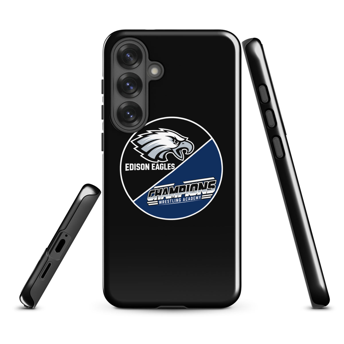 Tough Case for Samsung® | Edison Eagles/CWA Wrestling | Badge Logo