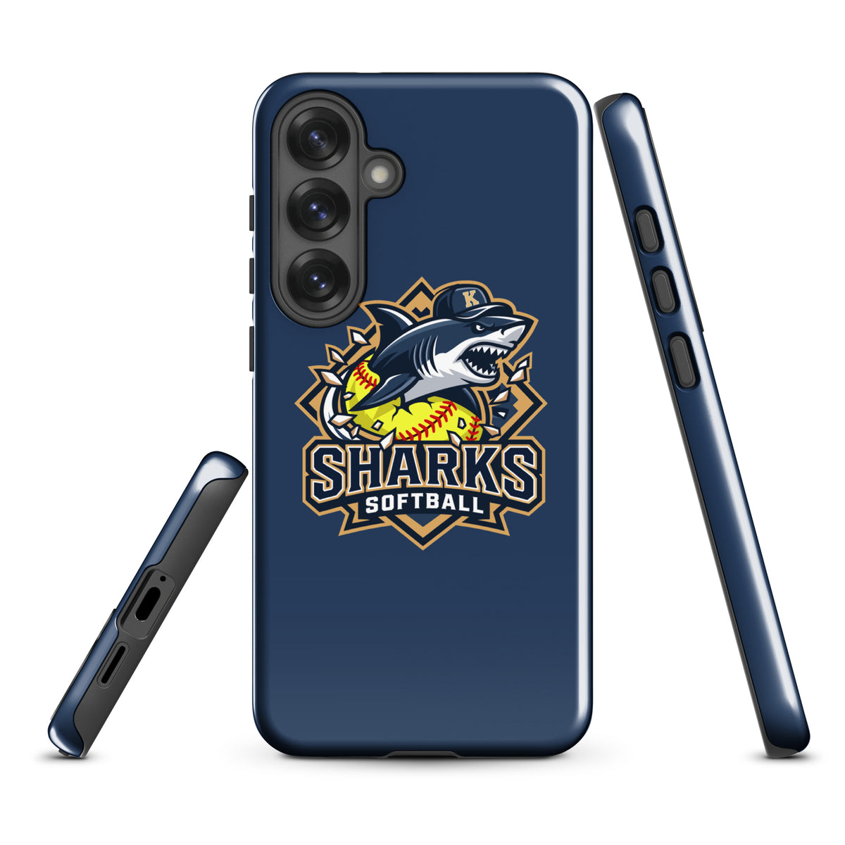 Tough Case for Samsung® | Sharks Diamond Sports | Crest Logo