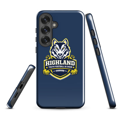 Tough Case for Samsung® | Highland youth football and cheer | Emblem Logo