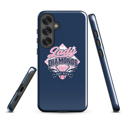 Tough Case for Samsung® | Lady Diamonds | Emblem Logo