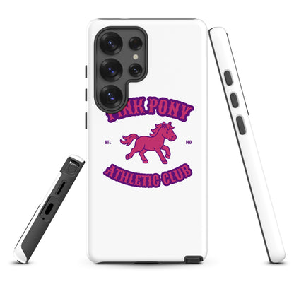 Tough Case for Samsung® | Pink Pony Athletic Club | Crest Logo