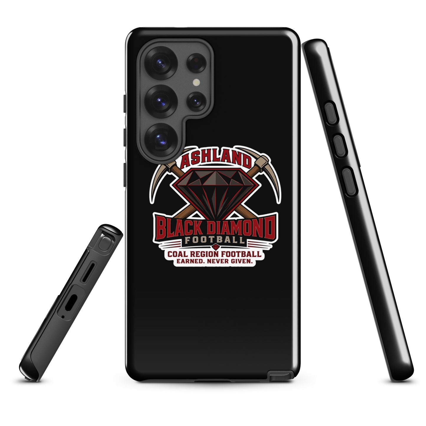 Tough Case for Samsung® | Ashland Black Diamonds | Vanguard Logo