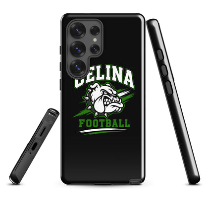 Tough Case for Samsung® | Celina Black Football | Emblem Logo
