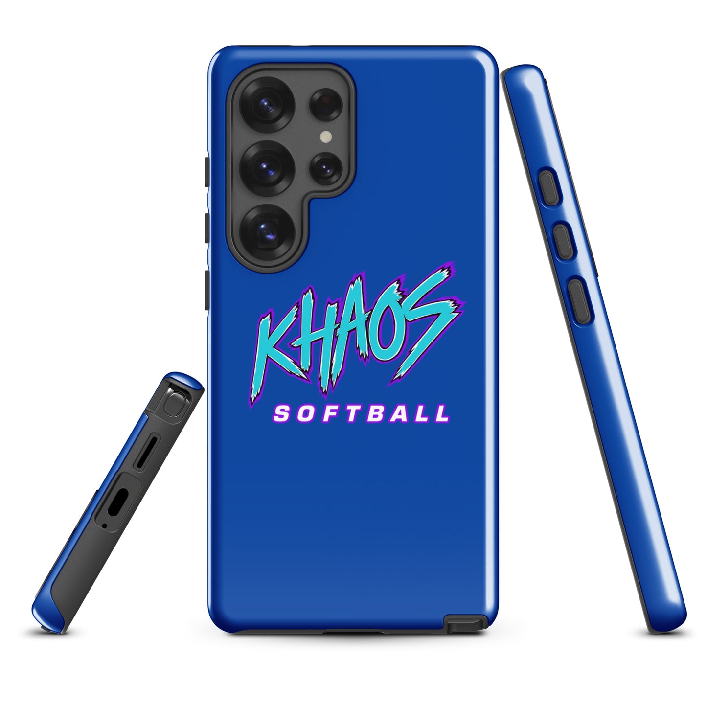 Tough Case for Samsung® | Khaos Softball | Atlhetics Logo