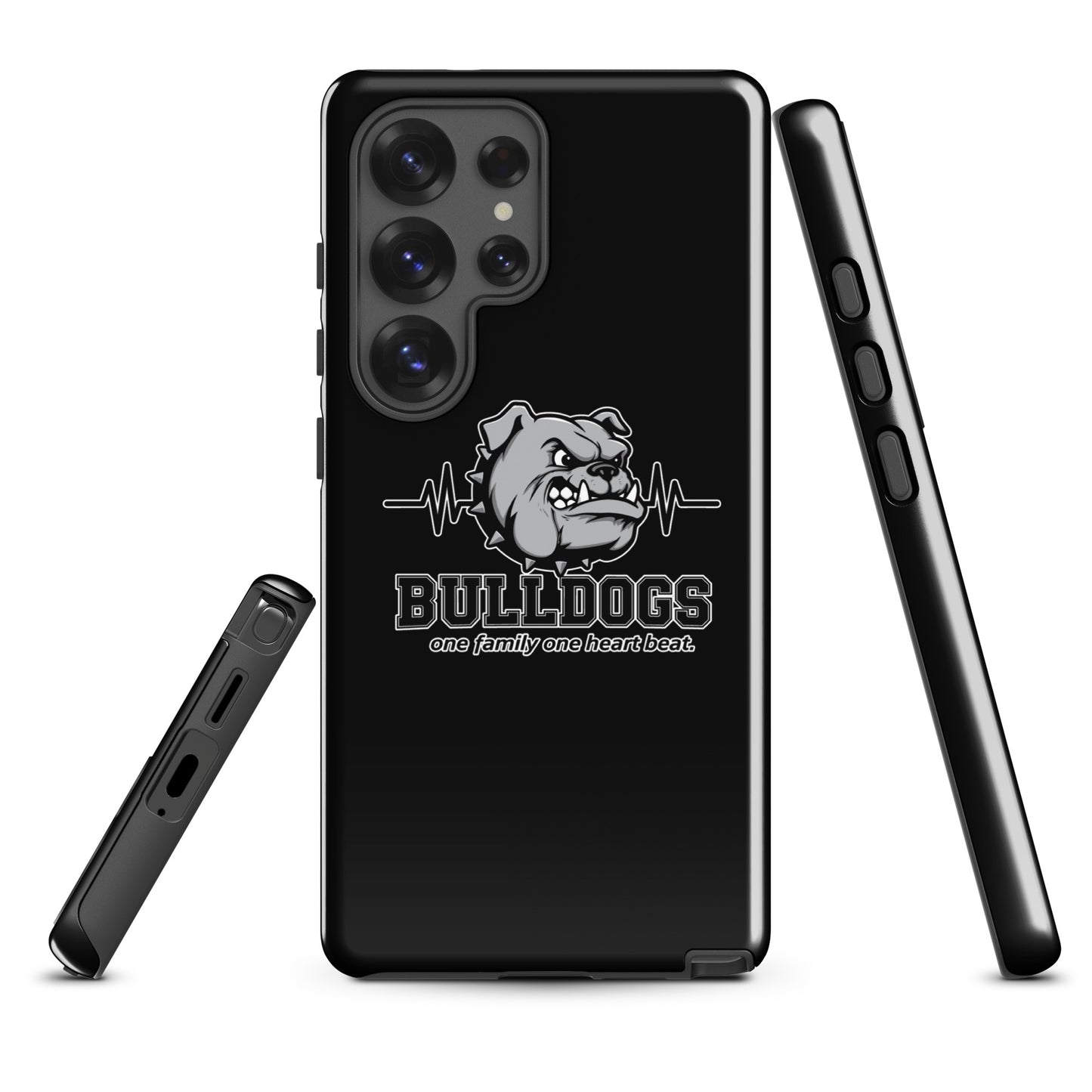 Tough Case for Samsung® | Celina Recreational Football Black | Bulldogs Crest Logo