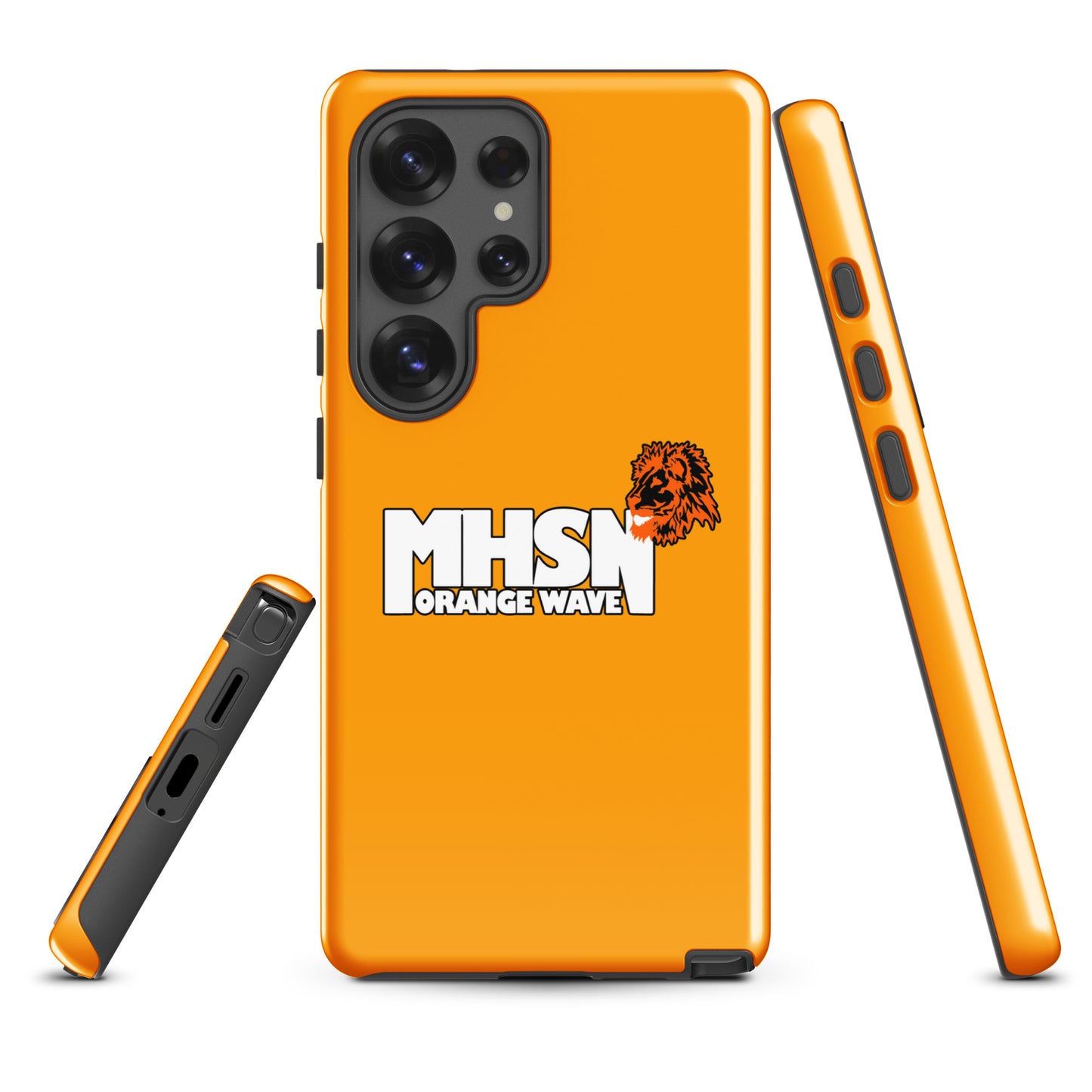 Tough Case for Samsung® | Orange Wave Marching Band | Crest Logo