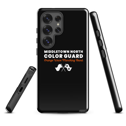 Tough Case for Samsung® | Orange Wave Marching Band | Modern Script Logo
