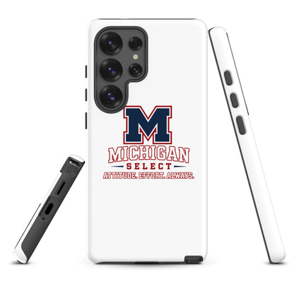 Tough Case for Samsung® | Michigan Select Baseball | Crest Logo
