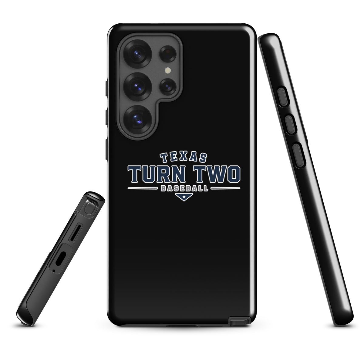 Tough Case for Samsung® | Texas Turn Two Baseball | Modern Script Logo