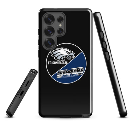 Tough Case for Samsung® | Edison Eagles/CWA Wrestling | Badge Logo