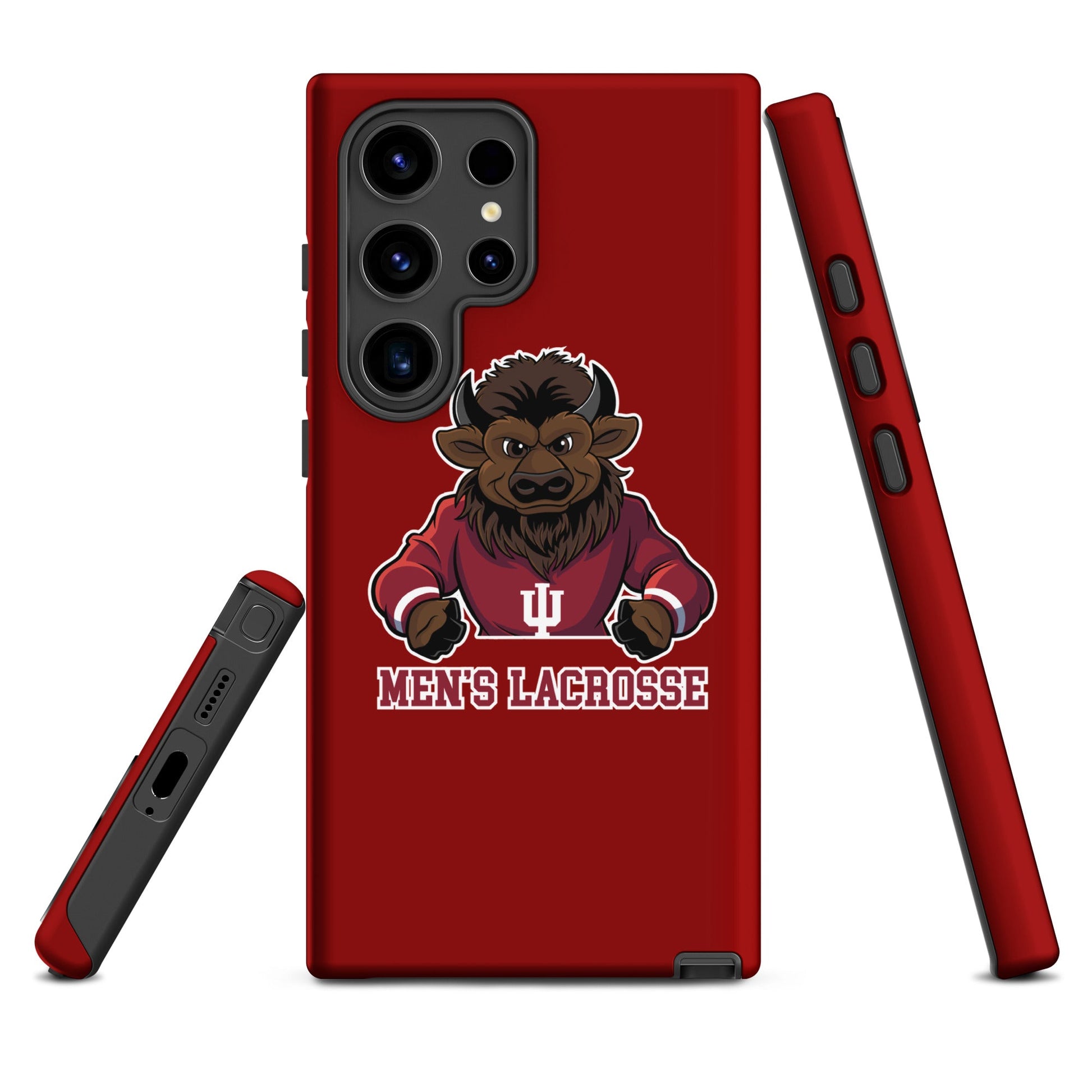 Tough Case for Samsung® | Indiana University Lacrosse | Mascot Logo