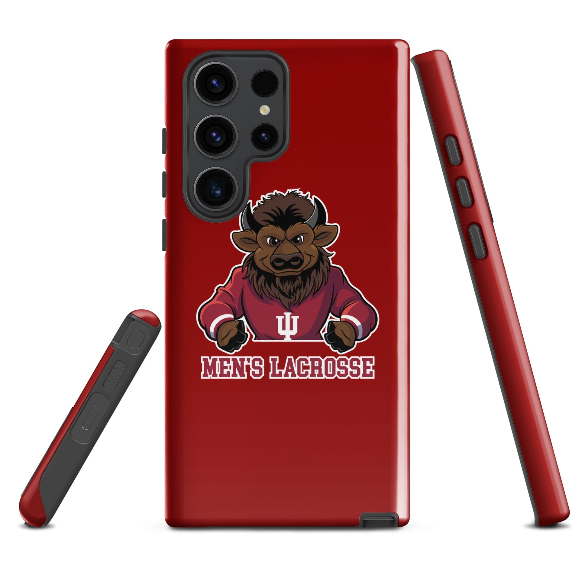 Tough Case for Samsung® | Indiana University Lacrosse | Mascot Logo