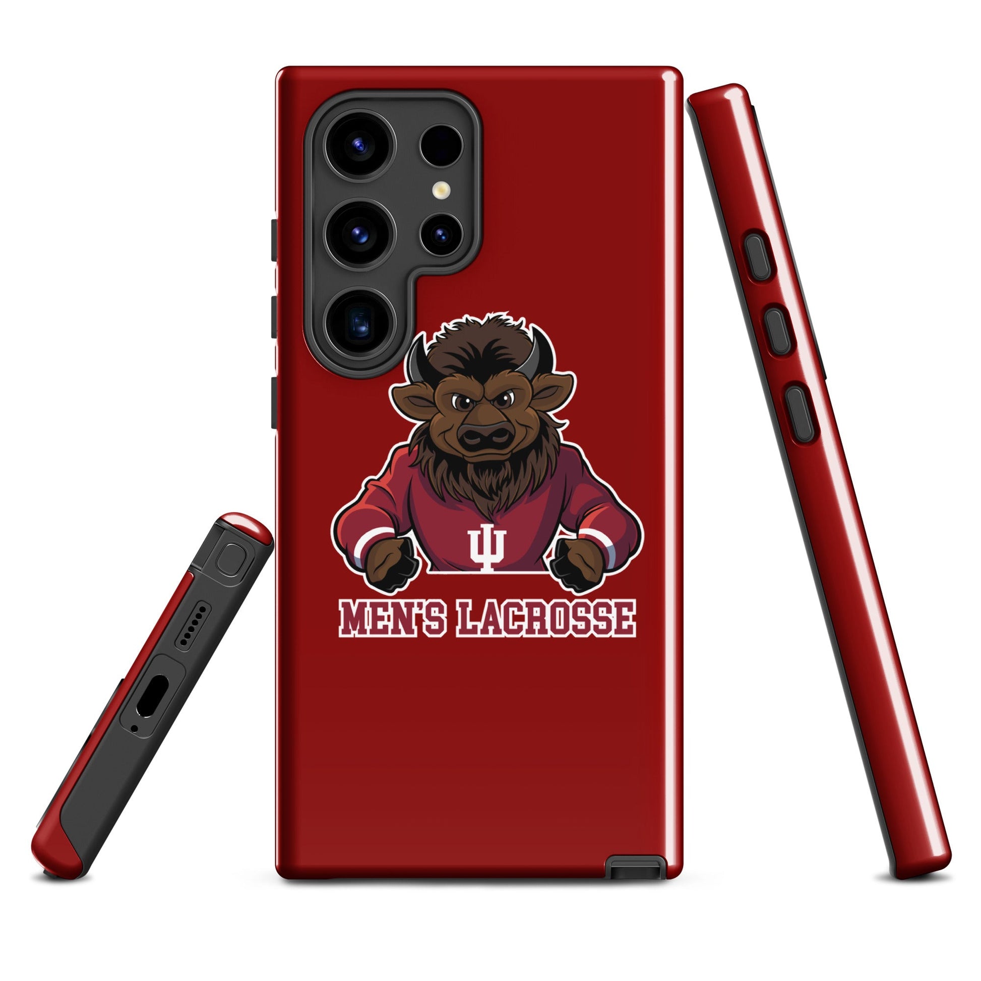 Tough Case for Samsung® | Indiana University Lacrosse | Mascot Logo